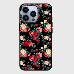 Чехол iPhone 13 Pro Кустовые розы
