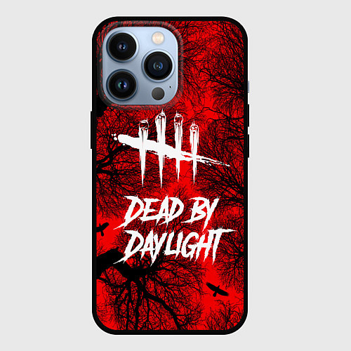 Чехол iPhone 13 Pro Dead by Daylight / 3D-Черный – фото 1