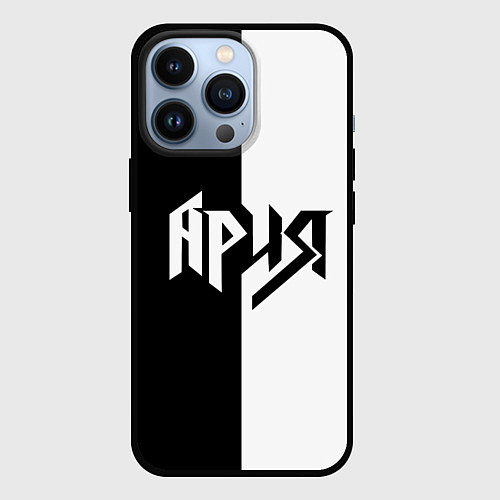 Чехол iPhone 13 Pro Ария Ч/Б / 3D-Черный – фото 1