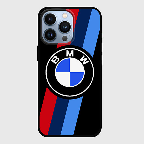 Чехол iPhone 13 Pro BMW 2021 M SPORT БМВ М СПОРТ / 3D-Черный – фото 1