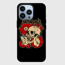 Чехол iPhone 13 Pro Metallica Skull