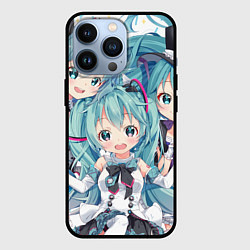 Чехол для iPhone 13 Pro Hatsune Miku, цвет: 3D-черный