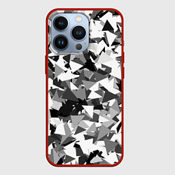 Чехол iPhone 13 Pro Городской серый камуфляж