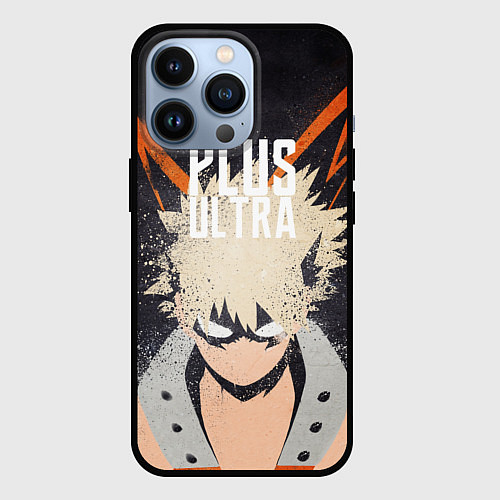 Чехол iPhone 13 Pro Bacugou - My Hero Academia / 3D-Черный – фото 1