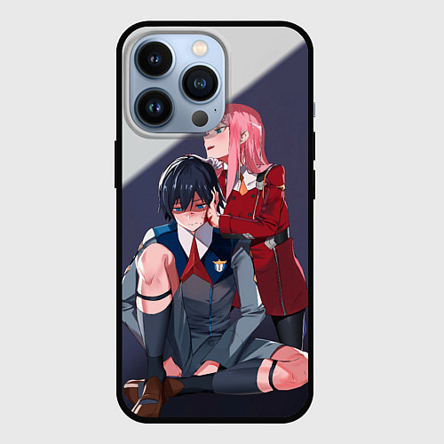 Чехол iPhone 13 Pro Darling in the FranXX / 3D-Черный – фото 1