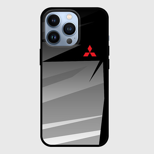 Чехол iPhone 13 Pro MITSUBISHI SPORT / 3D-Черный – фото 1