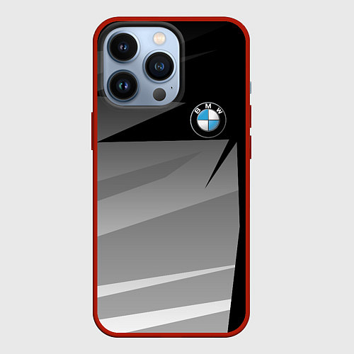 Чехол iPhone 13 Pro BMW 2018 SPORT / 3D-Красный – фото 1