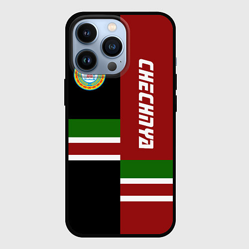Чехол iPhone 13 Pro Chechnya, Russia / 3D-Черный – фото 1