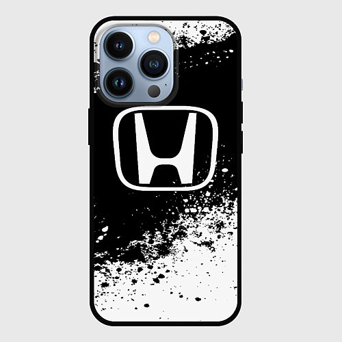 Чехол iPhone 13 Pro Honda: Black Spray / 3D-Черный – фото 1