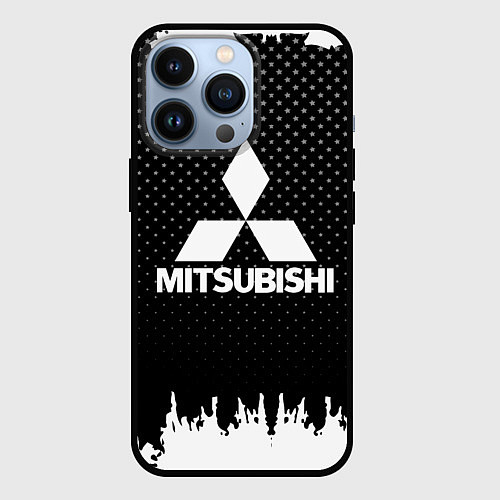 Чехол iPhone 13 Pro Mitsubishi: Black Side / 3D-Черный – фото 1