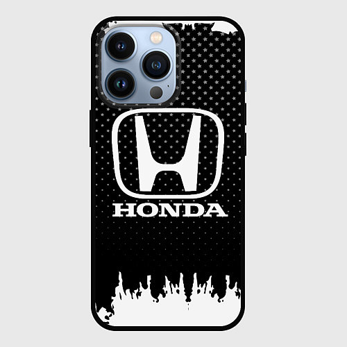 Чехол iPhone 13 Pro Honda: Black Side / 3D-Черный – фото 1