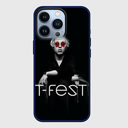 Чехол для iPhone 13 Pro T-Fest: Black Style, цвет: 3D-тёмно-синий