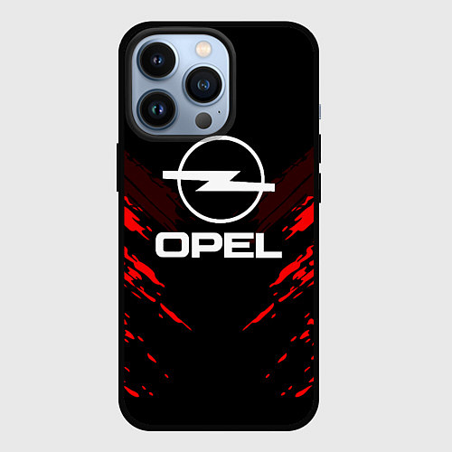 Чехол iPhone 13 Pro Opel: Red Anger / 3D-Черный – фото 1