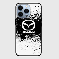 Чехол для iPhone 13 Pro Mazda: Black Spray, цвет: 3D-черный