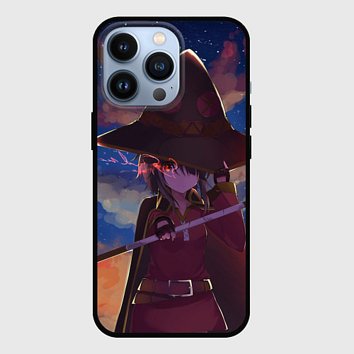 Чехол iPhone 13 Pro KonoSuba / 3D-Черный – фото 1