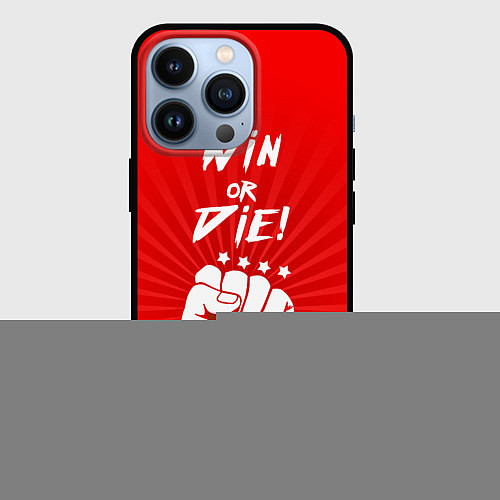 Чехол iPhone 13 Pro FCSM: Win or Die / 3D-Черный – фото 1