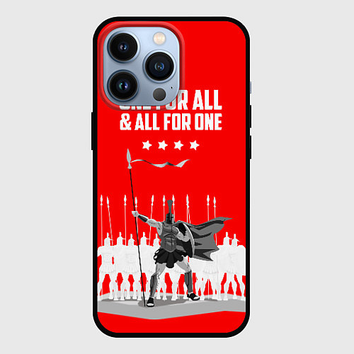 Чехол iPhone 13 Pro One for all & all for one / 3D-Черный – фото 1