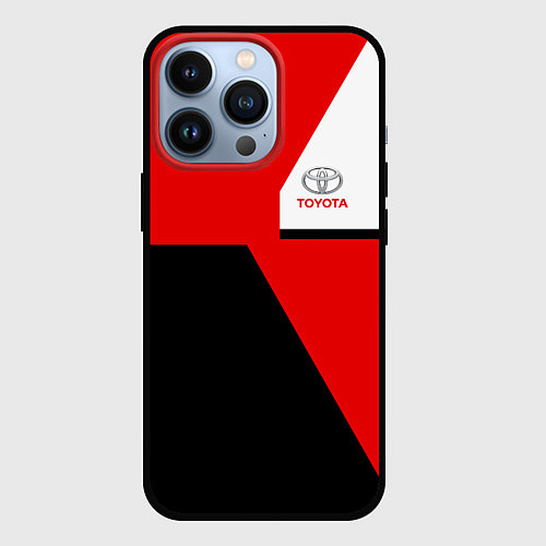 Чехол iPhone 13 Pro Toyota Sport / 3D-Черный – фото 1