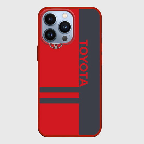 Чехол iPhone 13 Pro Toyota / 3D-Красный – фото 1