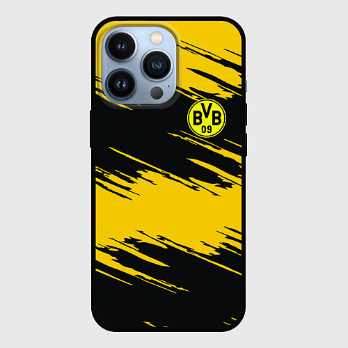 Чехол iPhone 13 Pro BVB 09: Yellow Breaks / 3D-Черный – фото 1