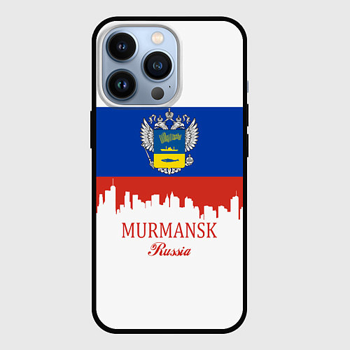 Чехол iPhone 13 Pro Murmansk: Russia / 3D-Черный – фото 1