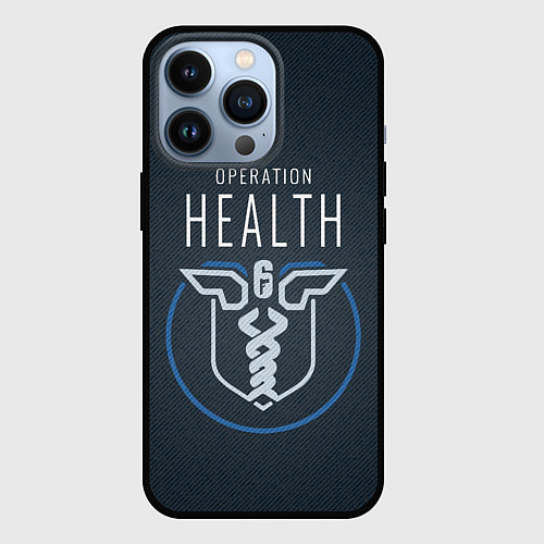 Чехол iPhone 13 Pro R6S: Operation Health / 3D-Черный – фото 1