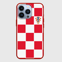 Чехол iPhone 13 Pro Сборная Хорватии: Домашняя ЧМ-2018