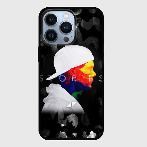 Чехол iPhone 13 Pro Avicii: Stories / 3D-Черный – фото 1