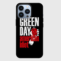 Чехол для iPhone 13 Pro Green Day: American Idiot, цвет: 3D-черный