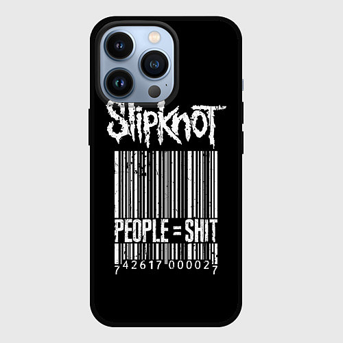 Чехол iPhone 13 Pro Slipknot: People Shit / 3D-Черный – фото 1