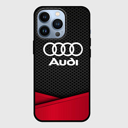 Чехол iPhone 13 Pro Audi: Grey Carbon