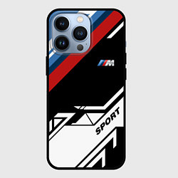 Чехол iPhone 13 Pro BMW GEOMETRY SPORT БМВ M PERFORMANCE