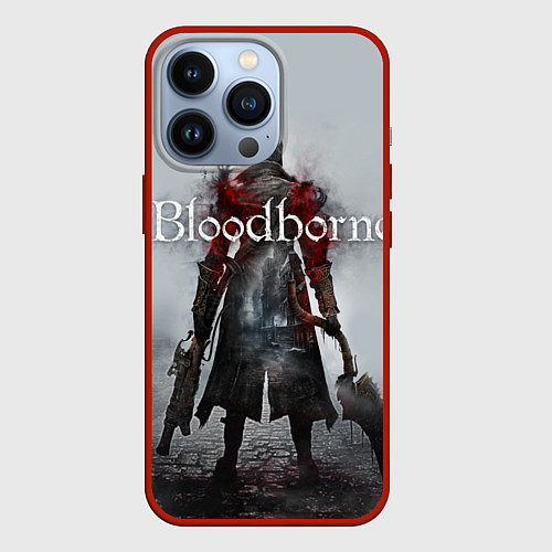 Чехол iPhone 13 Pro Bloodborne: Hell Knight / 3D-Красный – фото 1