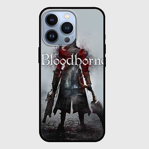 Чехол iPhone 13 Pro Bloodborne: Hell Knight / 3D-Черный – фото 1