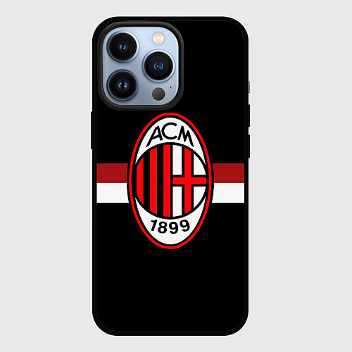 Чехол iPhone 13 Pro AC Milan 1899 / 3D-Черный – фото 1