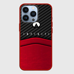 Чехол iPhone 13 Pro Infiniti: Red Carbon