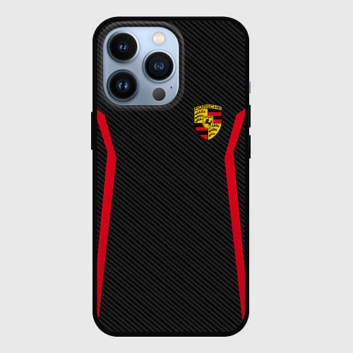 Чехол iPhone 13 Pro Porsche: Sport Edition / 3D-Черный – фото 1