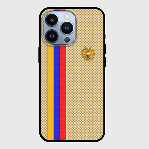 Чехол iPhone 13 Pro Armenia Style / 3D-Черный – фото 1