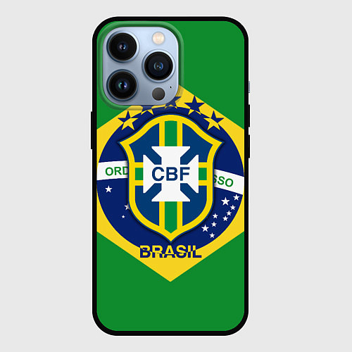 Чехол iPhone 13 Pro CBF Brazil / 3D-Черный – фото 1