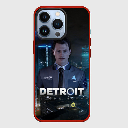 Чехол iPhone 13 Pro Detroit: Connor / 3D-Красный – фото 1