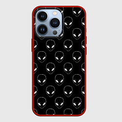 Чехол для iPhone 13 Pro Watch Aliens, цвет: 3D-красный