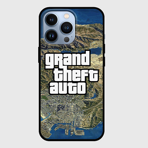 Чехол iPhone 13 Pro GTA / 3D-Черный – фото 1