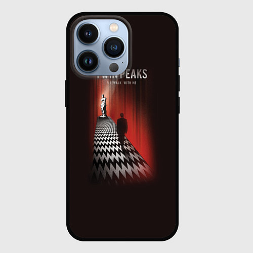 Чехол iPhone 13 Pro Twin Peaks: Firewalk with me / 3D-Черный – фото 1