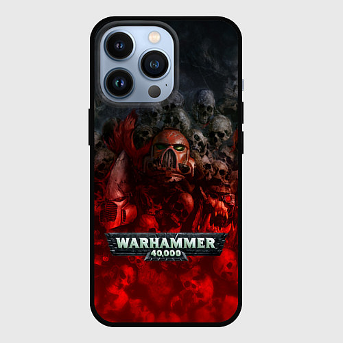 Чехол iPhone 13 Pro Warhammer 40000: Dawn Of War / 3D-Черный – фото 1