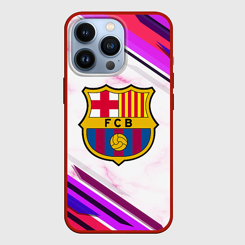Чехол iPhone 13 Pro Barcelona / 3D-Красный – фото 1