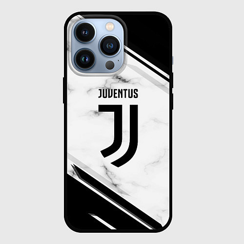 Чехол iPhone 13 Pro Juventus / 3D-Черный – фото 1