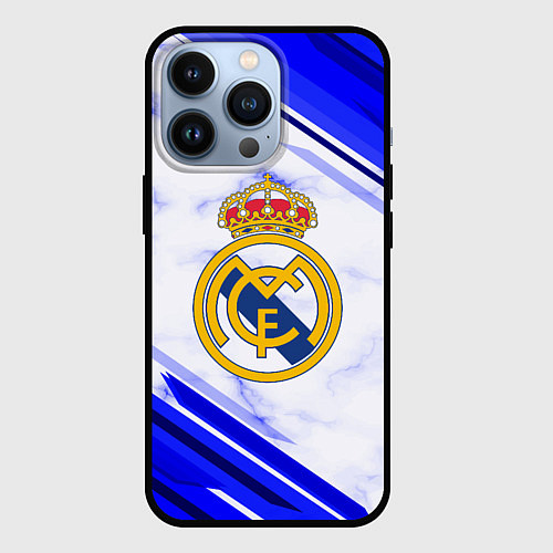 Чехол iPhone 13 Pro Real Madrid / 3D-Черный – фото 1