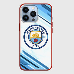 Чехол для iPhone 13 Pro Manchester city, цвет: 3D-красный