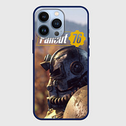 Чехол для iPhone 13 Pro Fallout 76, цвет: 3D-тёмно-синий