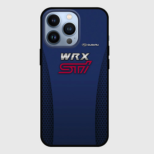 Чехол iPhone 13 Pro Subaru wrx sti / 3D-Черный – фото 1